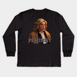 Diane Lockhart Feminist Kids Long Sleeve T-Shirt